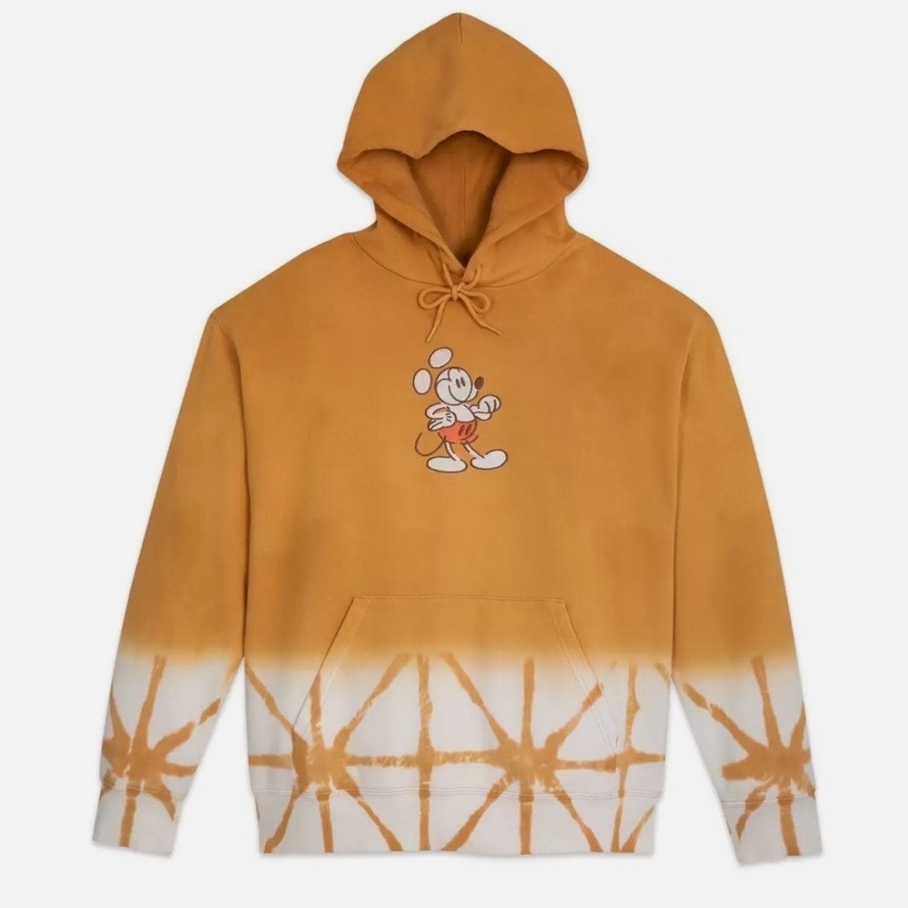 Mickey Mouse Genuine Mousewear Tie-Dye Pullover Hoodie Size Large